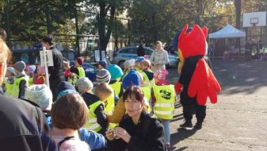 Strażnik Gryfuś uczy najmłodszych "ABC ruchu drogowego"