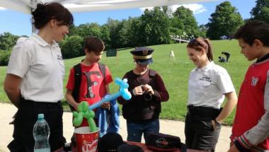 Balonowe atrakcje od szczecińskich strażniczek miejskich