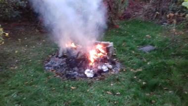 Mandat za spalanie liści