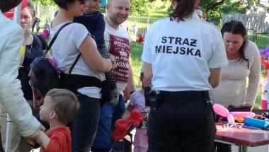 Balonowe atrakcje od szczecińskich strażniczek miejskich