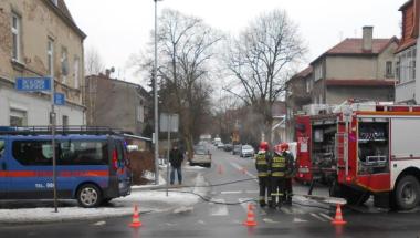 Pożar pojazdu ul. Jaracza