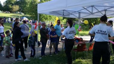 Balonowe atrakcje od szczecińskich strażniczek miejskich