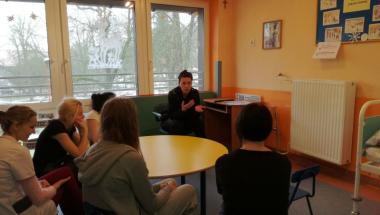 Spotkanie w Zespole Szkół Szpitalnych ul. Arkońska