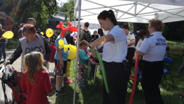 Balonowe atrakcje od szczecińskich strażniczek miejskich