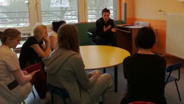 Spotkanie w Zespole Szkół Szpitalnych ul. Arkońska