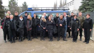 Odwiedziny uczniów LO VII w Straży Miejskiej