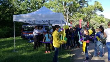 Balonowe atrakcje od szczecińskich strażniczek miejskich