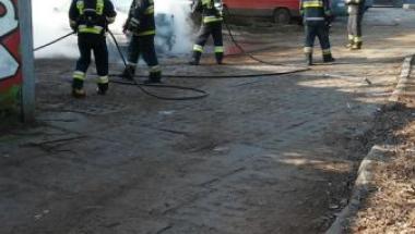 Oddział Zachód SM - pożar samochodu