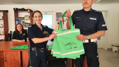 "Widoczni, czyli bezpieczni". Wspólna akcja Policji i Straży Miejskiej