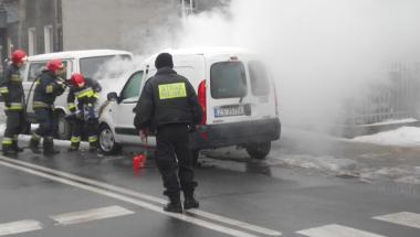 Pożar pojazdu ul. Jaracza