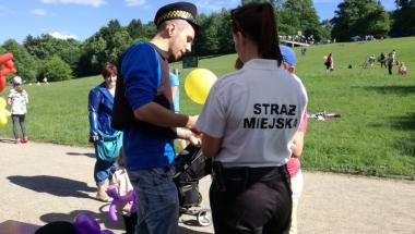 Balonowe atrakcje od szczecińskich strażniczek miejskich
